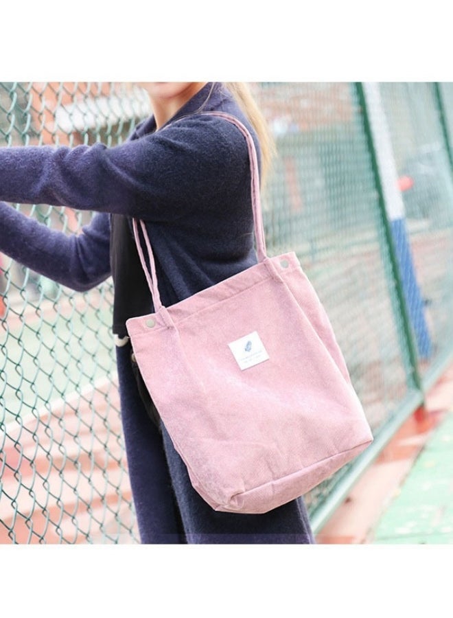 Ladies Large Capacity Shopping Bag, Women's Canvas Handbag Tote Bags Clutch Bag, Large Capacity Shoulder Bag Side Bag Carry Bag Satchel Bag tourist bag for Girls/Students/Teenager/Children - Image 2